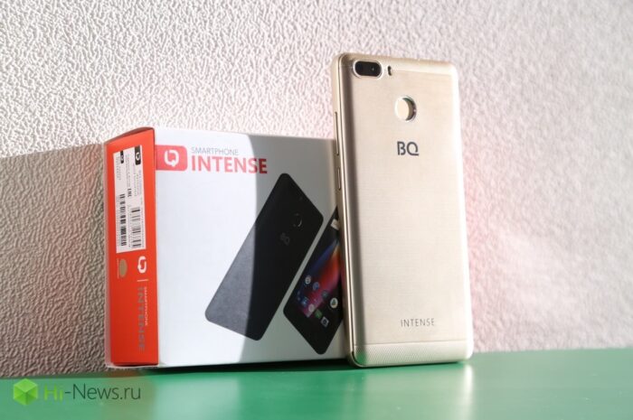 BQ Intense — долгоиграющий смартфон из России