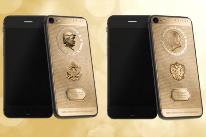 Caviar представила iPhone 7 с Владимиром Путиным и Дональдом Трампом