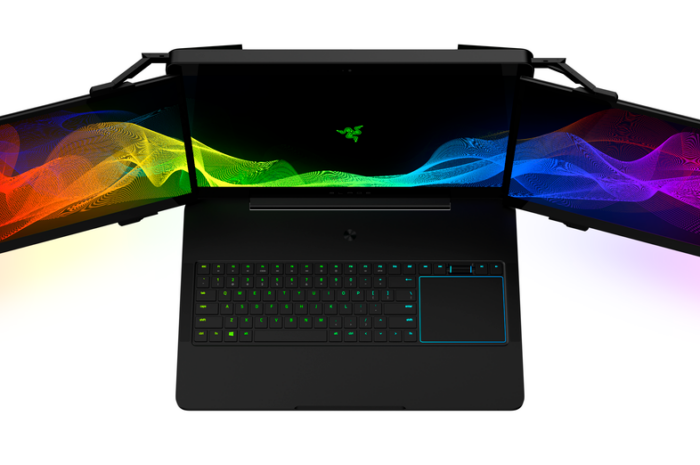 CES 2017: Razer показала ноутбук с тремя экранами