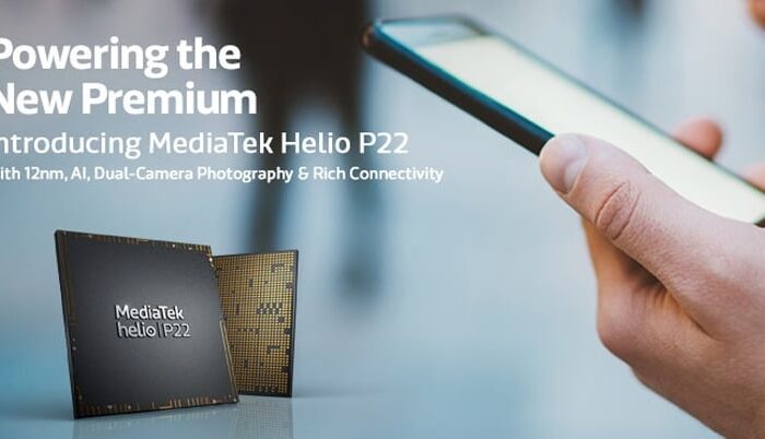 Чип MediaTek Helio P22 обеспечивает поддержку экранов 20:9 и двойных камер"