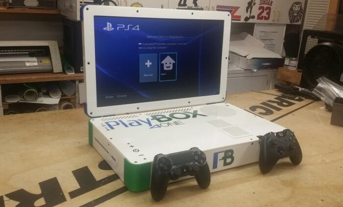 Что будет, если объединить Xbox One и Playstation 4 в корпусе ноутбука?