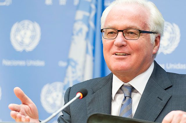 Чуркин: ООН приглашена на переговоры по Сирии — Пока неизвестно, примет ли Стаффан де Мистура приглашение