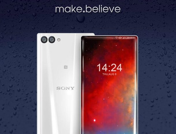 Дизайнер создал концепт безрамочного Sony Xperia Edge