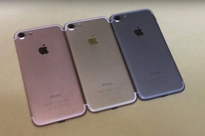 iPhone 7 в новых цветах показался на фото