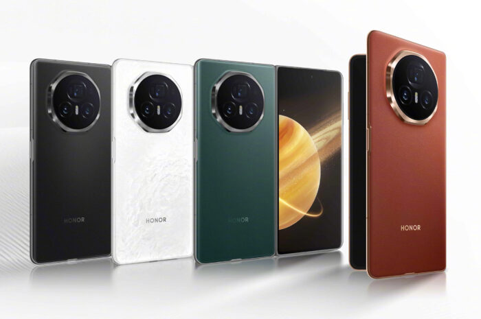 Изображение смартфона Huawei Honor Magic демонстрирует не полностью «безрамочный» аппарат