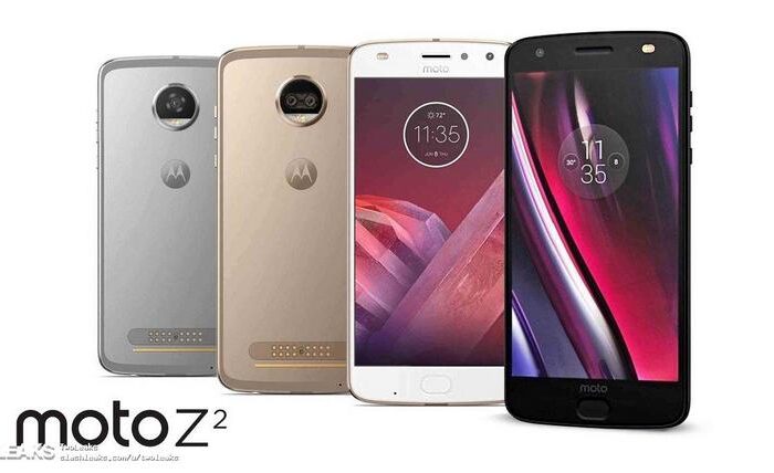 Изображение смартфонов Moto Z2 Play и Moto Z2 Force подтверждает отсутствие третьей модели в обновлённой линейке флагманов бренда