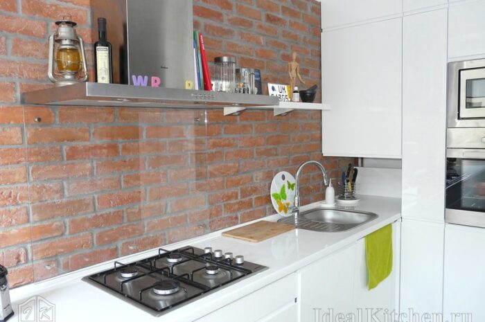 Клинкер для кухни – весьма необычный, но очень удачный выбор
