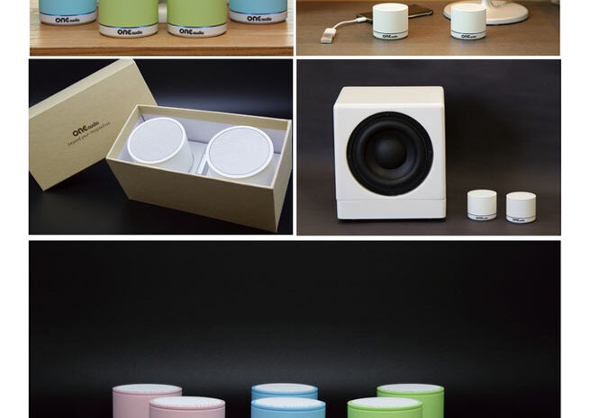 Миниатюрная акустическая система ONEmicro оснащена необычным беспроводным интерфейсом