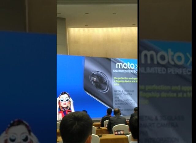 Moto X 2017 показали на закрытой презентации