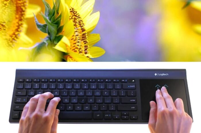 Мультитач-клавиатура Logitech TK820 для Windows-компьютеров