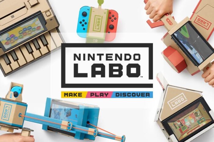 Nintendo LABO: японцы представили серию аксессуаров из картона для Switch
