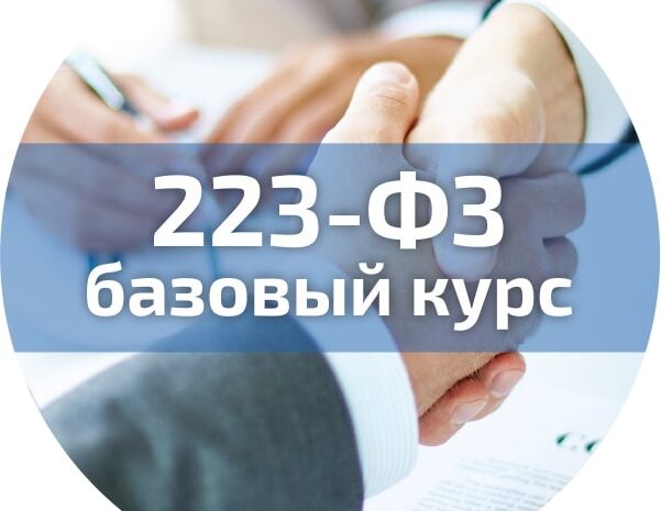 Обучение госзакупкам 223 ФЗ