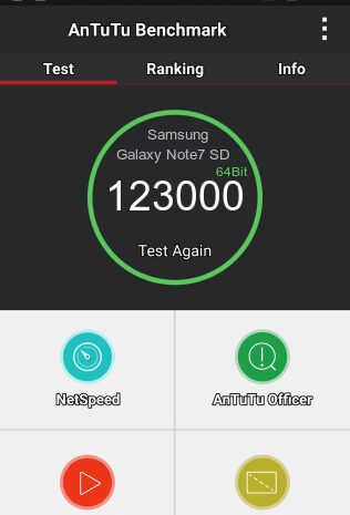 По AnTuTu указывает на то, что смартфон Samsung Galaxy Note7 получит новую 13-мегапиксельную камеру