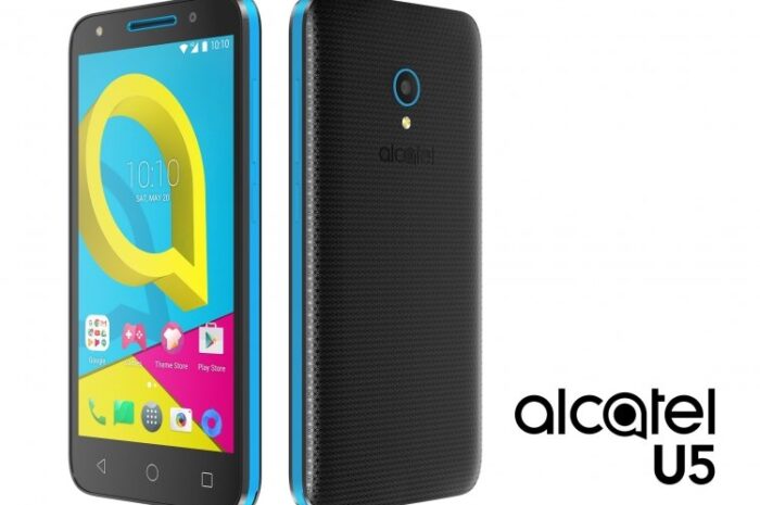 Представлены бюджетные смартфоны Alcatel U5 и A3 со сканером отпечатков пальцев