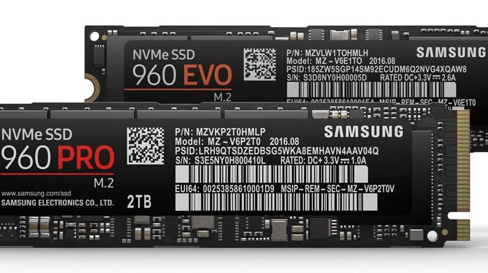 Samsung представила скоростные SSD 960 Pro и 960 EVO
