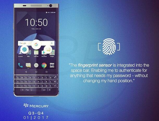 Смартфон BlackBerry Mercury в США можно будет купить через Verizon
