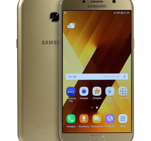 Смартфон Samsung Galaxy A7 (2017) оснащен двумя камерами разрешением по 16 Мп