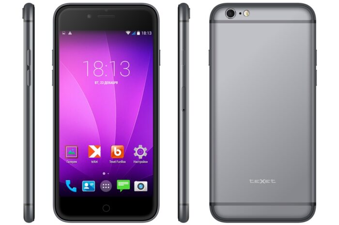 Texet iX-maxi: российский клон смартфона iPhone 6 уже в продаже