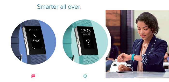 Трекер активности Fitbit Flex 2 получил защиту от воды, а Charge 2 оснастили датчиком ЧСС