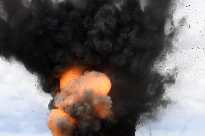 В Харькове произошли две серии взрывов