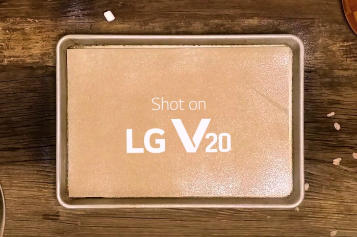 В новом ролике, снятом на смартфон V20, компания LG рекламирует возможности Android 7.0 и кулинарные способности девушки в красном