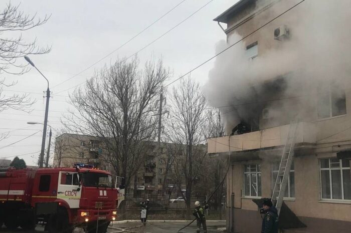 В российской детской больнице произошел пожар