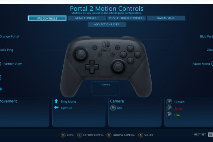 В Steam появилась поддержка Nintendo Switch Pro с функцией прицеливания гироскопом"