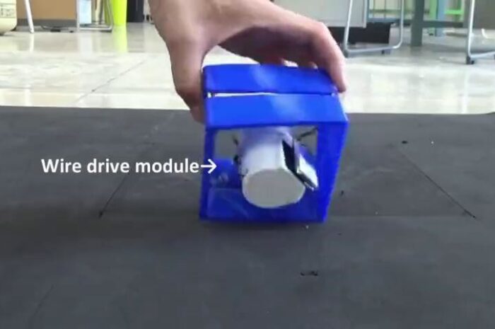 #видео | Робот-колесо, который передвигается, сжимая себя