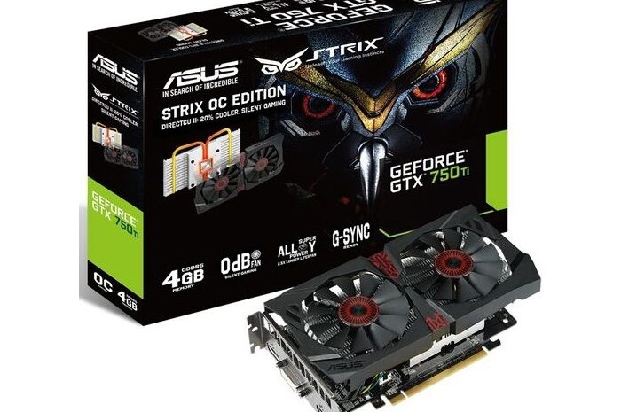 Видеокарта Asus GeForce GTX 750 Ti Strix будет иметь память 4 Гбайт