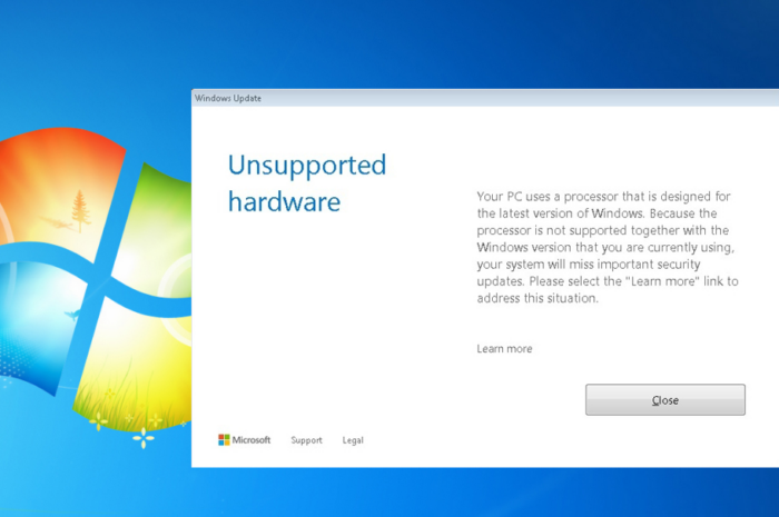 Windows 7 и 8.1 перестали получать обновления на ПК с новыми процессорами